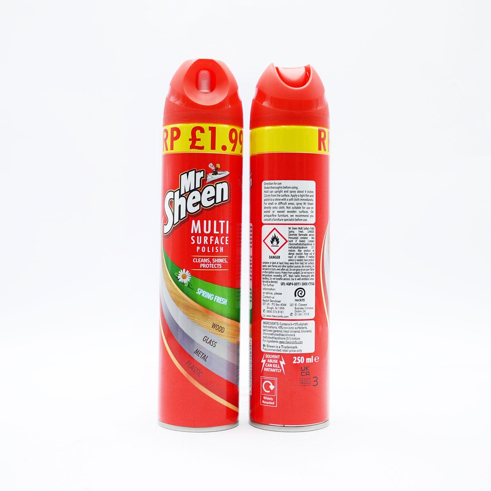 Mr Sheen Spring Fresh Multi Surafce Polish 250ml | Affordable & Durable - Product Image Mr Sheen Spring Fresh Multi Surafce Polish 250ml | Affordable & Durable - Product Image
